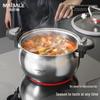 Mayballe M-3001 26CM Stal Nierdzewna Mini Szybkowar