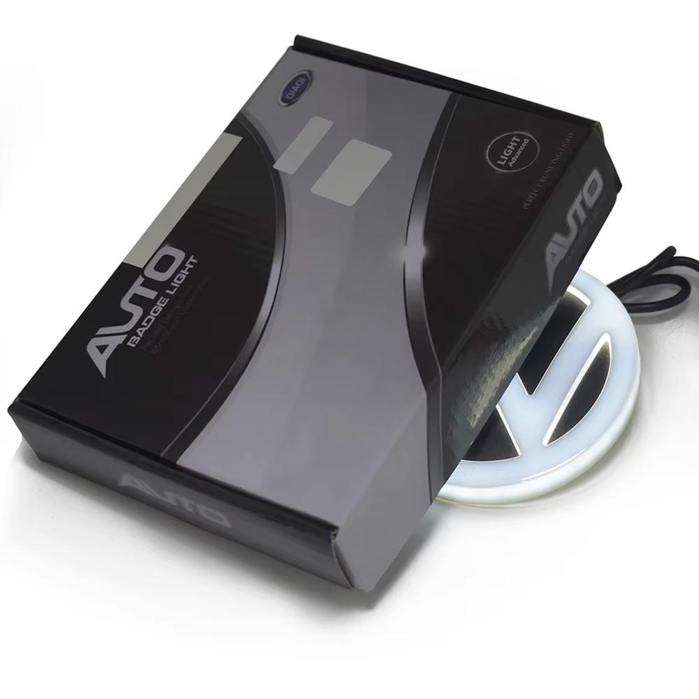 110mm Rød 4D For VW Merke Lys LED Grill VW 4D Logo Lys LED Emblemer Baklys For VW Bora Passat CC Golf Tiguan Polo Jetta