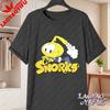 80s Retro Snorks Cartoon Print Short Sleeve T Shirt Fun Cotton Tops Trendy Harajuku Style Graphic Tees Streetwear for Unisex Women