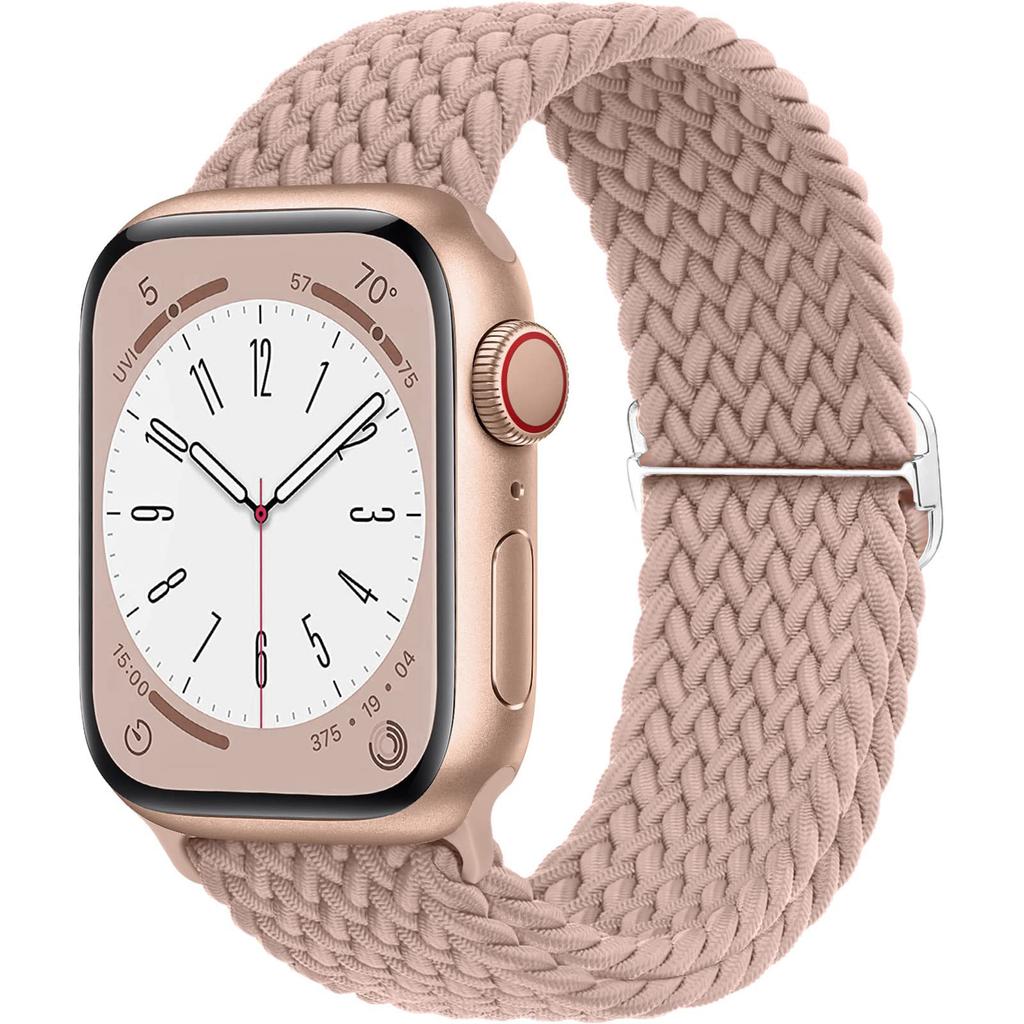 Braided Solo Loop Strap For Apple watch band 44mm 40mm 49mm 45mm 41mm Elastic Nylon bracelet iWatch series 8 3 se 6 7 Ultra 2 9