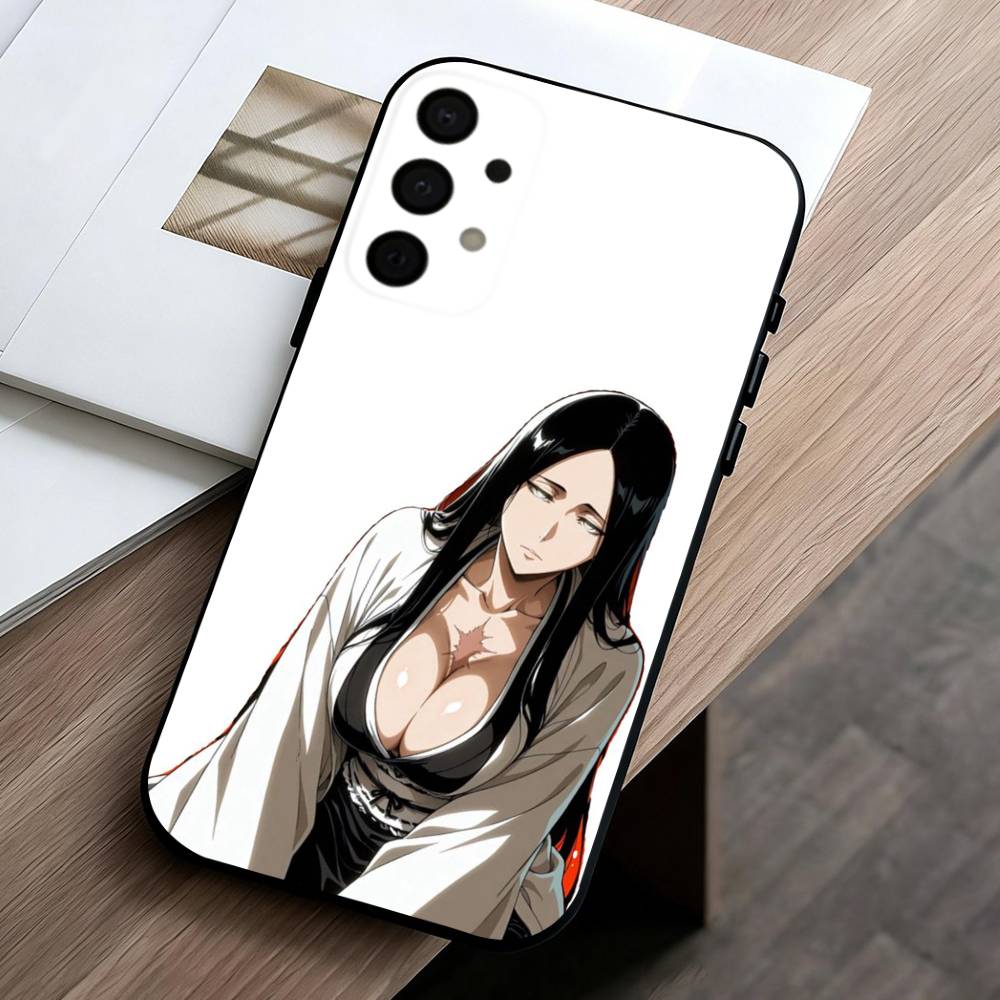R-Retsu Unohana B-Bleachs Phone Case For Samsung Galaxy A73,A72,A71,A70,A53,A52,A51,Soft Silicone Black Cover
