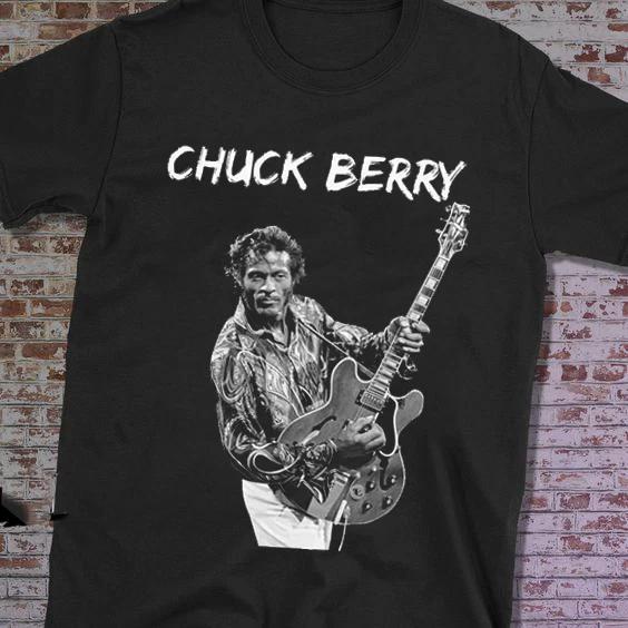 Chuck Berry singer guitarist Gildan T-Shirt XXL