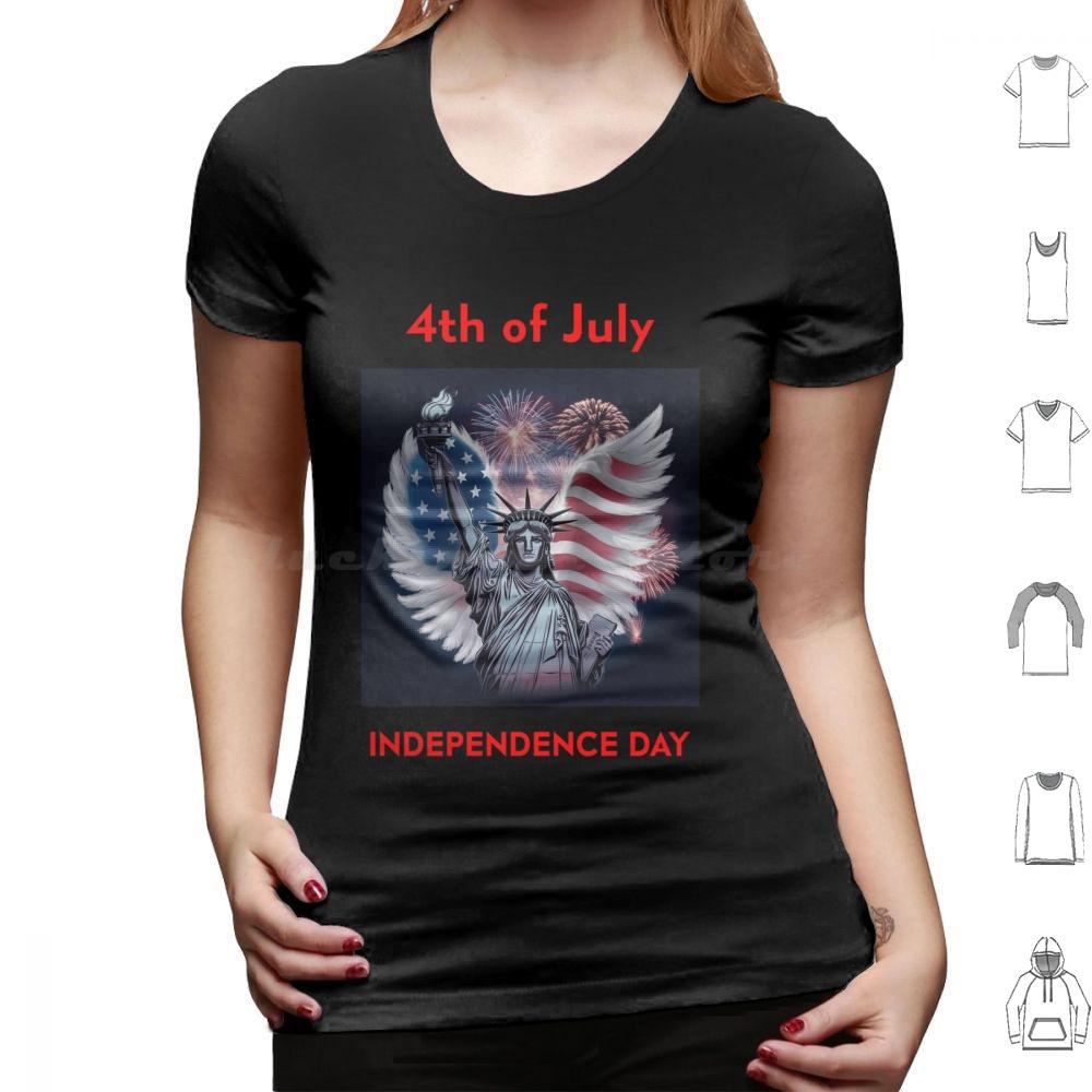 Day 4 July T Shirt Cotton Men Women DIY Print Flag America Day Usa Patriotic American 4th Of July American Flag Patriot Day