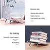 Portable Notebook Cooling Stand with Adjustable Height, Creative Design, Bright Finish, Mini Invisible Folding.