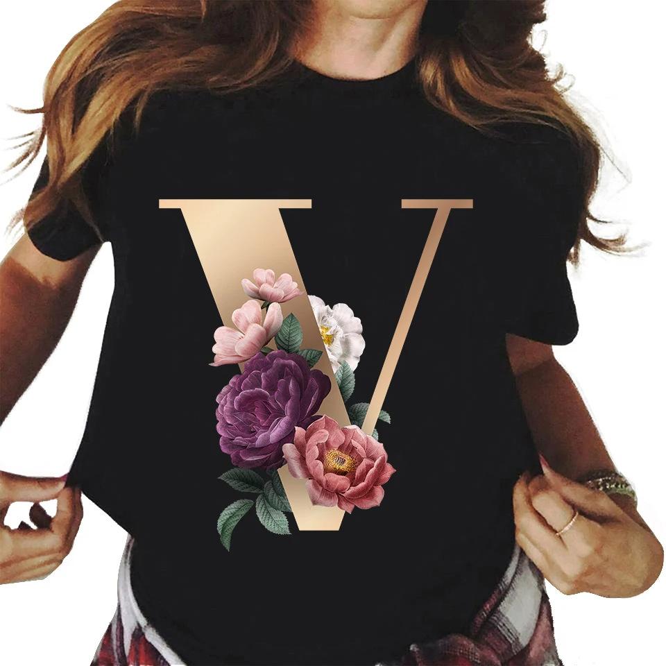 Polyester 100% New Short-sleeved T-shirt Female Summer Students Round Neck Loose Large Size Women's Casual Short-sleeved Blouse