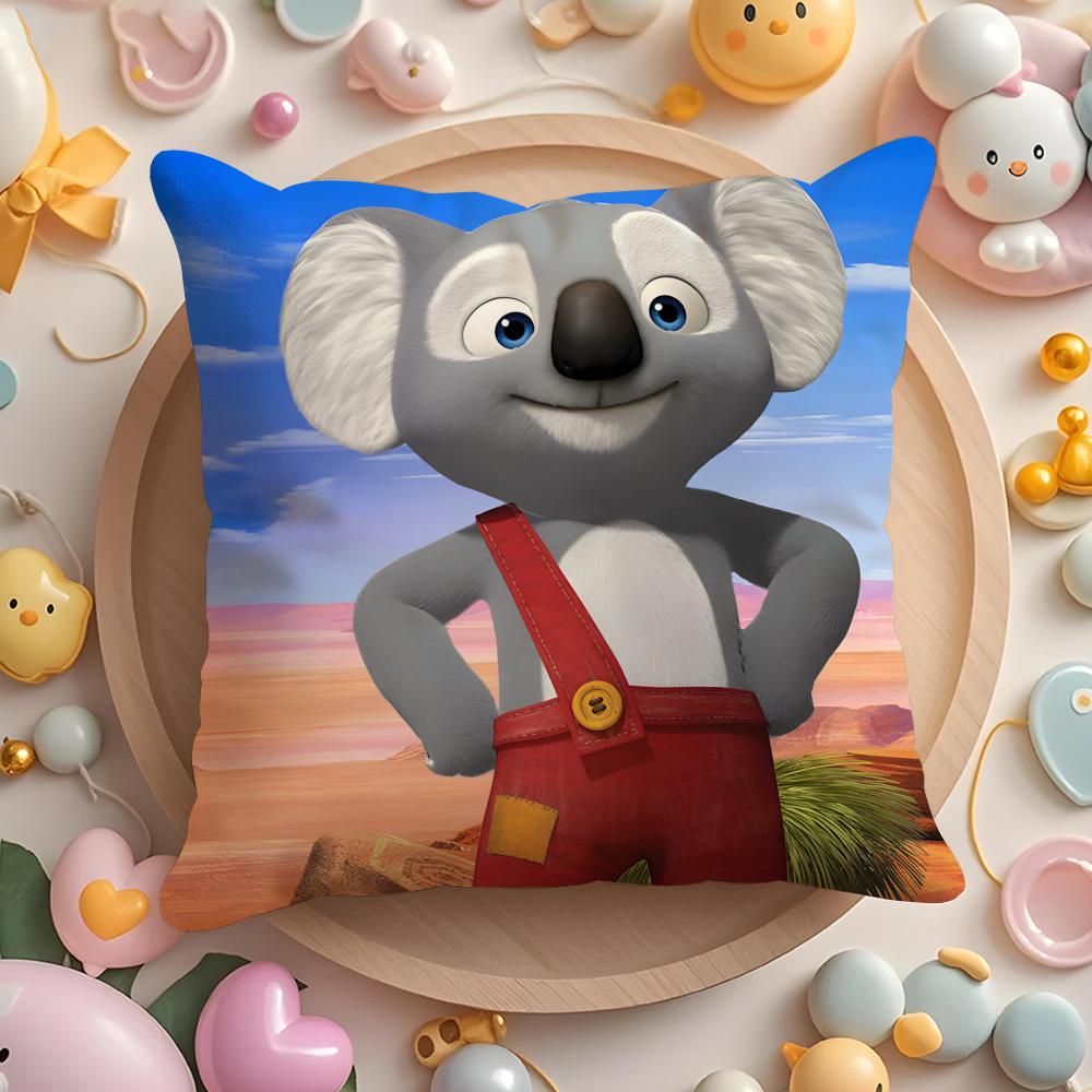 Anime B-Blinky B-Bill the Movie Cushion Cover Home & Car Multi-Scene Pillow Cover - Reversible, Soft & Durable for Daily Use