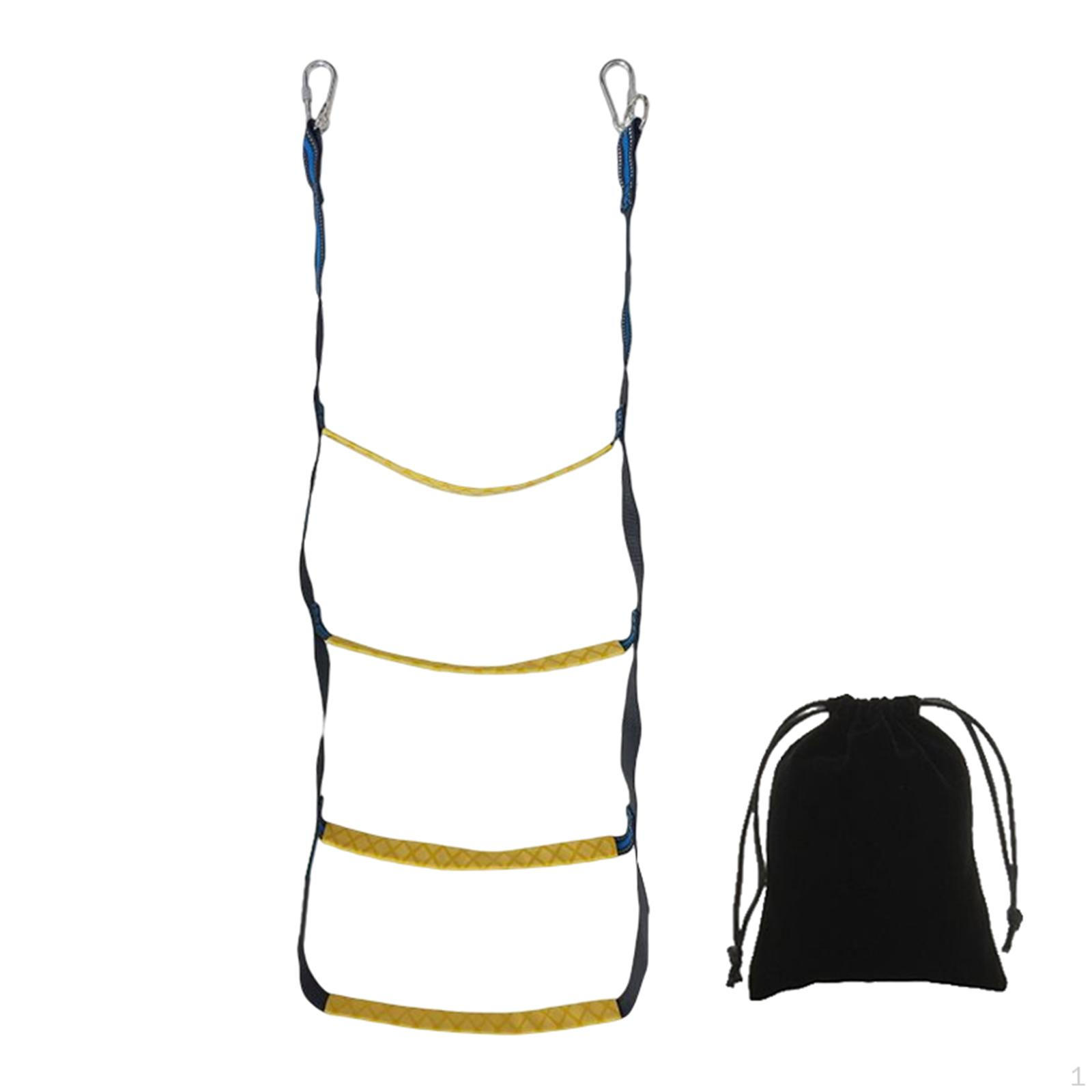 

Boat Rope Ladder Climbing 400lbs Strength Boarding Inflatable Underwater 4 Steps