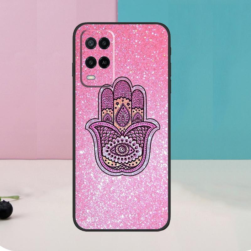 

Hamsa Hand Of Fatima Art Case For Oppo A60 A80 A40 A15 A16 A17 A57 A94 A74 A54 A76 A96 A18 A38 A58 A78 A98 A5 A6 Pro OPPO A57 5G