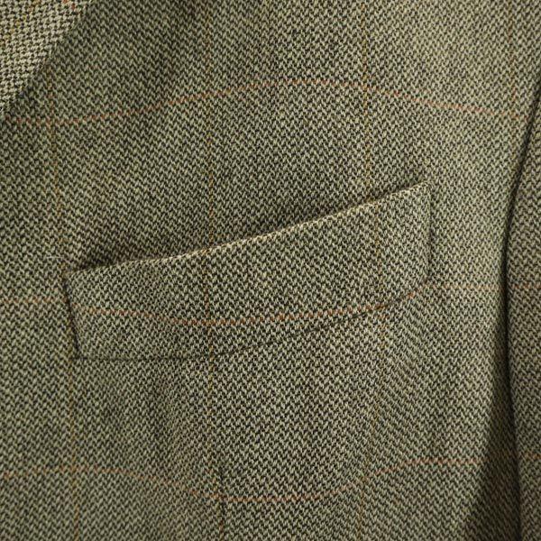 CHAPS Ralph Lauren Made in Canada Check Pattern tailored jacket blazer Men's Used