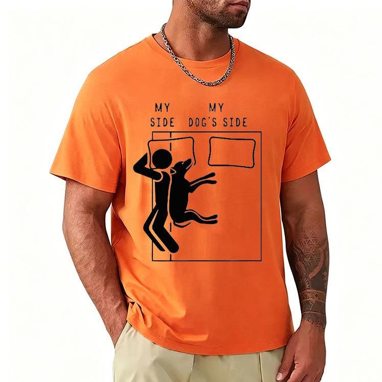 3D Printed Men's T-shirt Round Neck Short-sleeved Top Men's Comfortable Daily Simple Fashion T-shirt