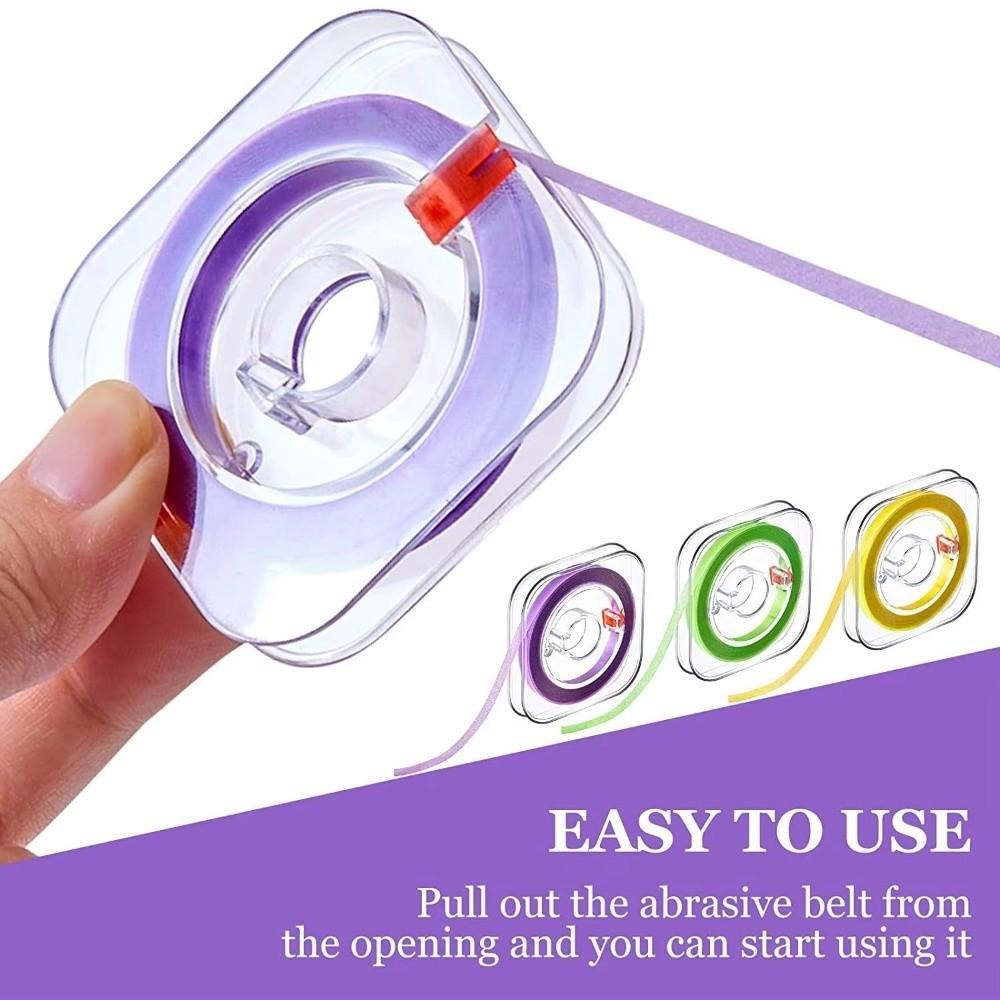 Portable Colored Rolled Molar Strips 20/30/50um Dental Tool Gifts Tooth Finishing Strip