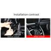 Glossy Black ABS Center Gear Shift Knob Trim Cover For Subaru WRX VB AT -24