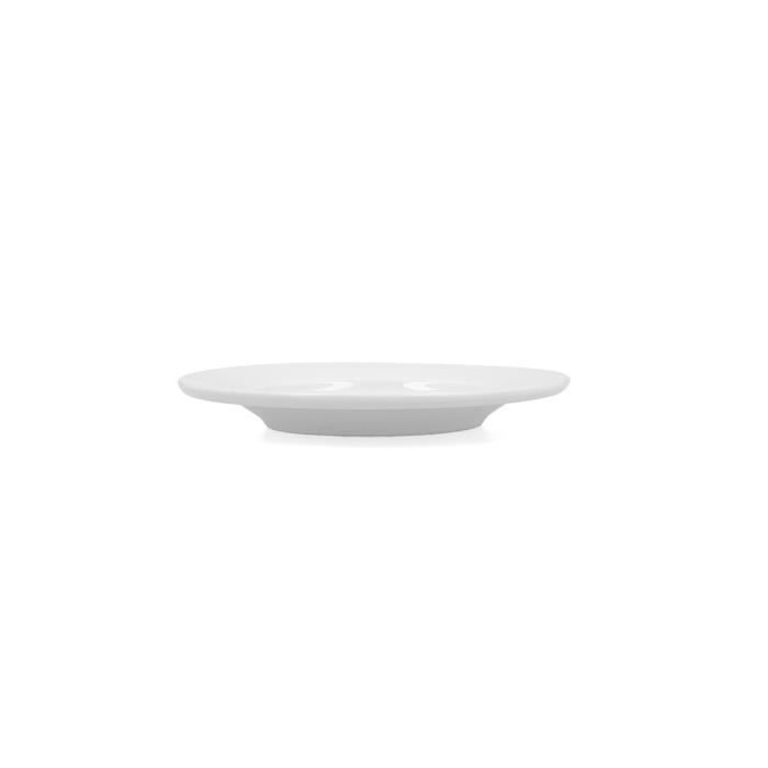 Assiette plate Bidasoa Glacial Céramique Blanc (16,5 cm) (Pack 12x)