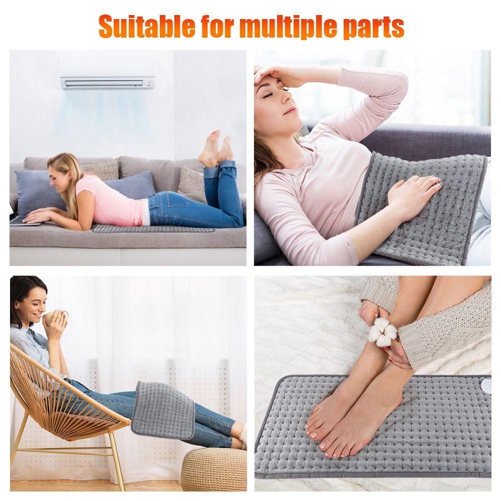 Timed Heating Electric Heating Pad 6-Speed Timing Functions Intelligent Blanket  Neck Massage
