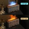 NEW Flame Fire Air Humidifier Aromatherapy Diffuser Ultrasonic Cool Mist Maker Fogger Colorful Led Essential Oil Flame Lamp Difu