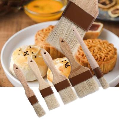 Cooking Barbecue Kitchen Grill Wooden Handle Basting Brush Pastry Brush Sauce Baster Marinade Tool