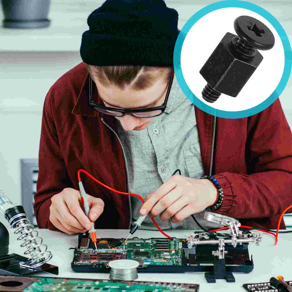 Pocket Hole Screws M2 Motherboard Laptops Computers Part Drawstring Black Metal SSD Hard Disk Mounting