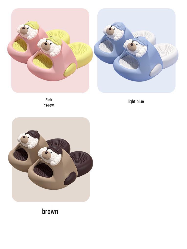 Puppy Kids Slippers: Non-slip Pink EVA Indoor Sandals for Girls 2026