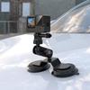 K03-2 For Insta360/GoPro Action Camera Bracket Magnetic Dual Suction Cup Rotatable Camera Stand