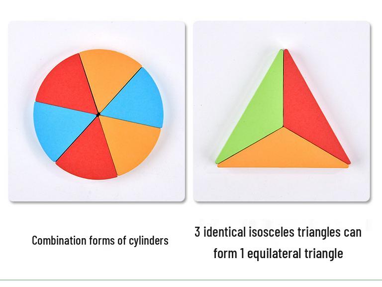 Montessori Wooden Shape Puzzle for Infants and Toddlers
