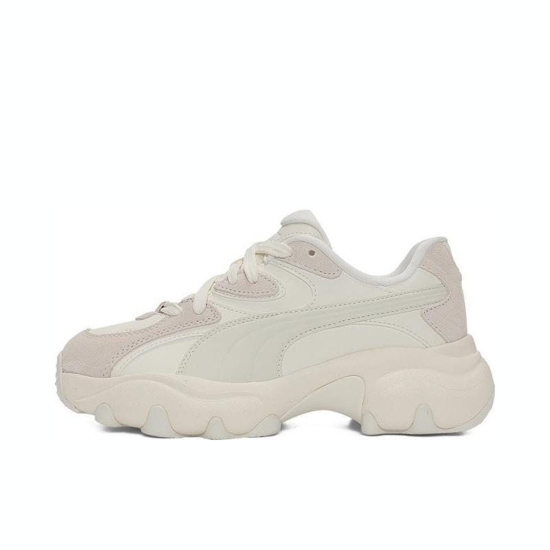 (WMNS) PUMA Pulsar Lite Warm White Vapor Gray Women s 401858-03 EU 37