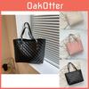 Chic Black White Pink Tote Bag Fashionable Women's Shoulder Purse For Daily Use