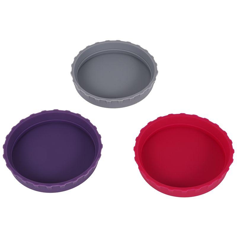 ABUL-6Pcs Soda Lid Covers Beverage Can Lid Multi-Color Beverage Can Protector Silicone Can Covers