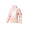 Athletics Basic Stand Collar Golf Sports Color Block Warm Down Jacket Women Outerwear Butterfly-Pink A11W245914F-PK