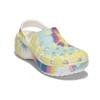 Crocs Classic Clog Clouds Tie Dye Printing Lightweight Cozy Sports Sandals Pink Blue Women's