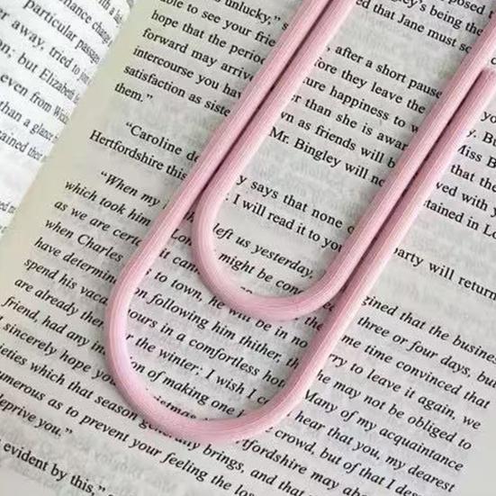 3D Printed Giant Paper Clip, Large Paper Clip Shape Bookmark, Extra Big Paperclip Book Marker Decoration, Gift for Reading Lovers