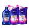 Kao Nivea Cream Care Body French Garden Rose 480ml 360ml Refills Wash, Scent, (1 Oz), (2 Pcs)