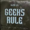 [USED] "GEEKS RULE" (XL) Ghost In the Shell Batou T-shirt