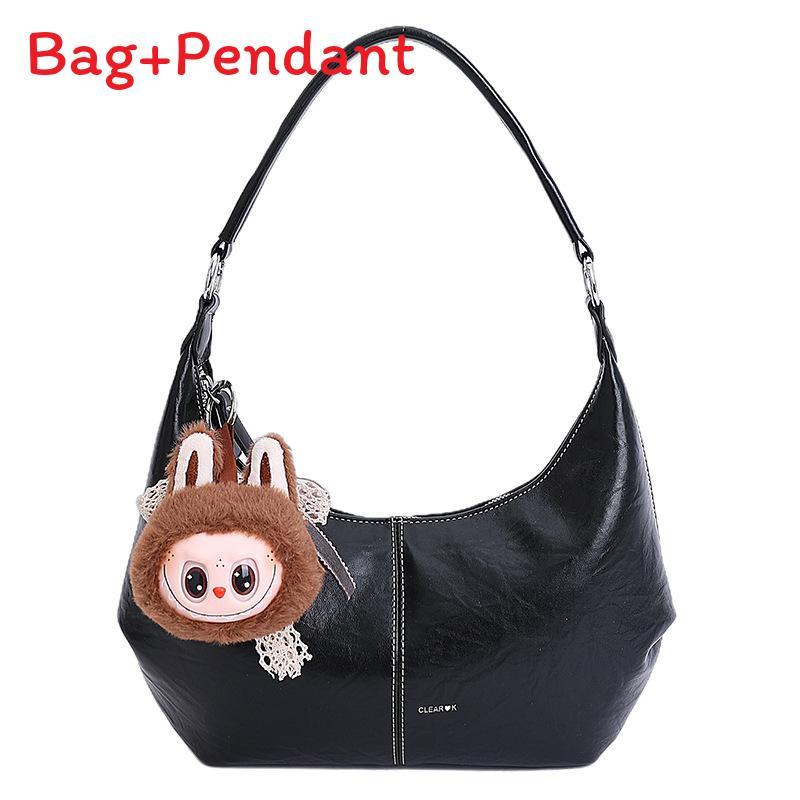 

Crossbody Bag For Women With Pu Material And Car Stitching For Daily Use чёрный