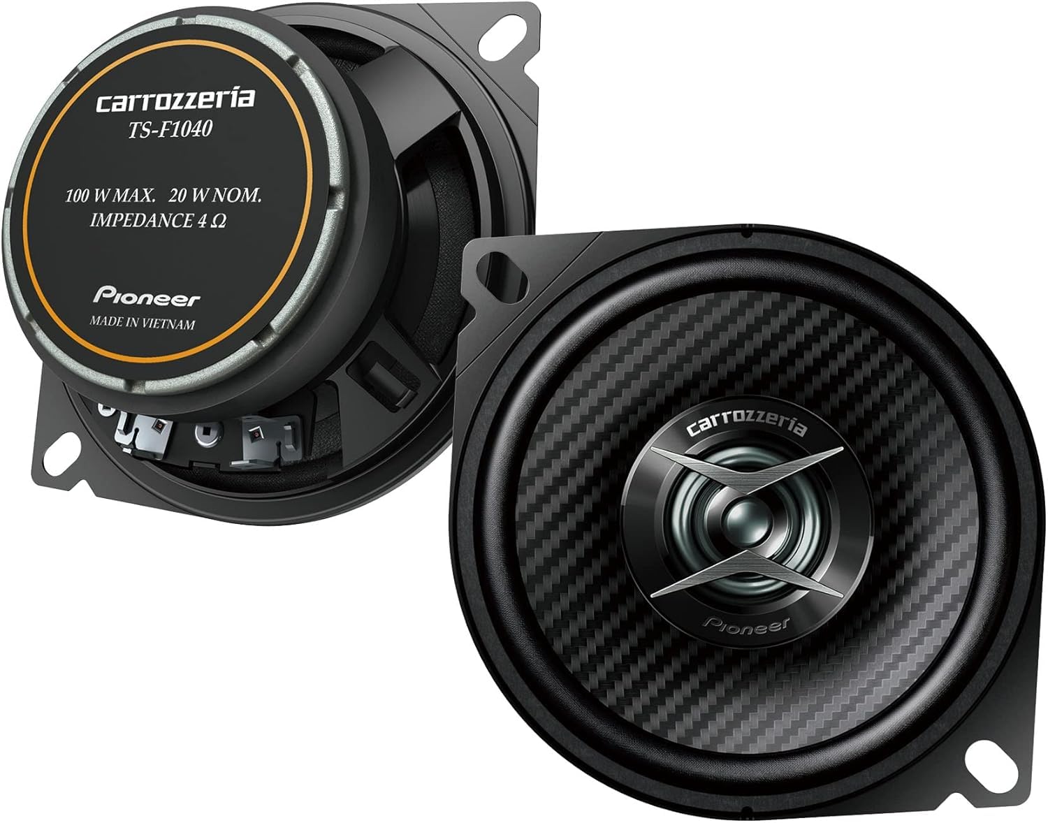 

Pioneer 10cm Custom Fit Coaxial High Carrozzeria [Speakers] TS-F1040-2 Speakers, 2-Way, Resolution,