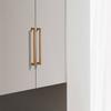 Copper Finish Cabinet Handles Zinc Alloy Closet Handle Furniture Hardware  Wardrobe Drawer