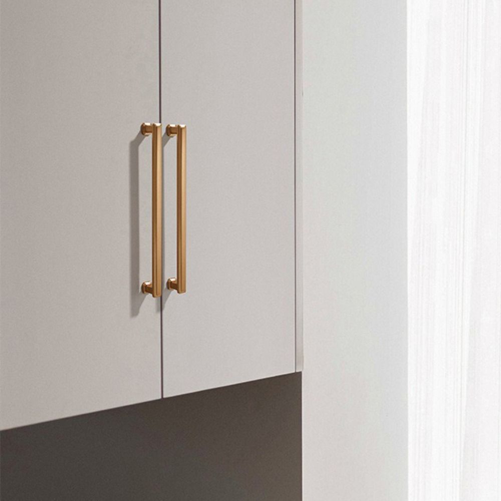 Copper Finish Cabinet Handles Zinc Alloy Closet Handle Furniture Hardware  Wardrobe Drawer