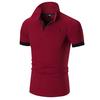 10 Colori Qualità di Marca Cotone Polo Uomo Ricamo Polo Camicia Giraffa Uomo Casual Patchwork Top Maschili