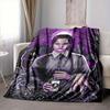 1pc Wednesday Flannel Blanket [Cozy Throw Blanket] For Sofa, Bed, Travel, Camping, Livingroom, Office, Couch, Chair, And Bed
