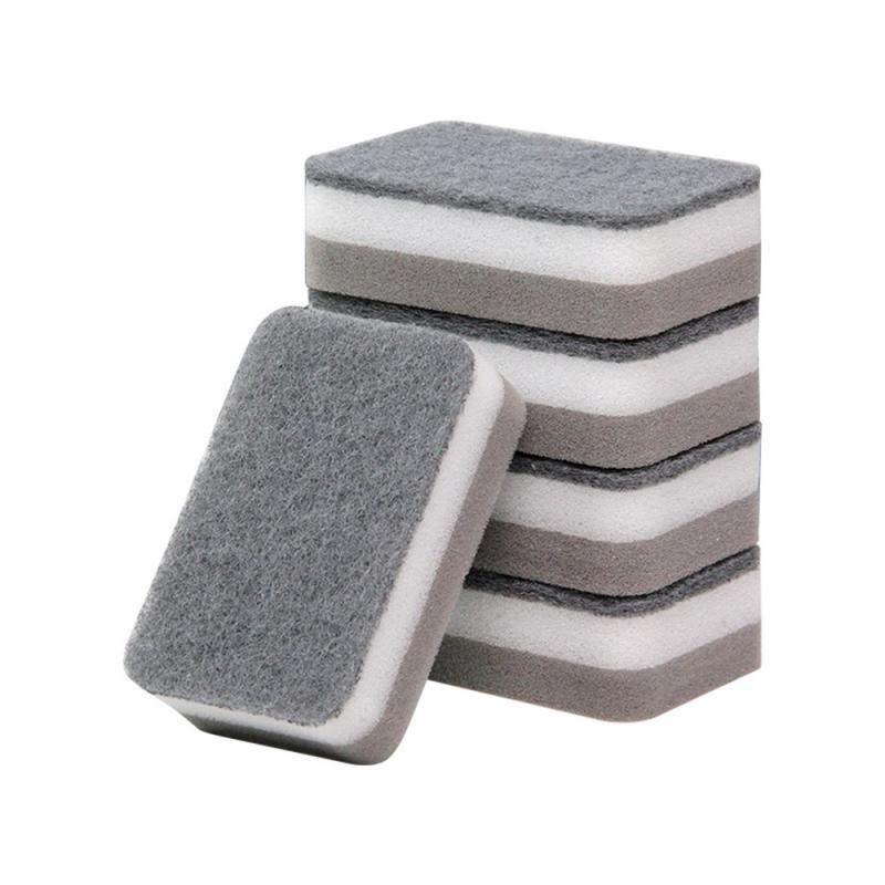 Thickened Absorbent Block Double-sided Easy To Clean Durable Water Absorption Can Be Reused Double-sided Sponge Practical Trend