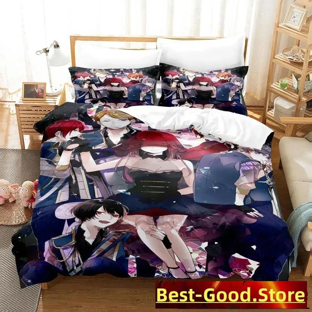 

Комплект постельного белья Ensemble Stars Single Twin Full Queen King Size Bed Set Adult Kids Bedroom Duvet Cover Sets 3D Anime Bed Sheet Set 70x133cm 2pcs