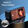 Desktop Electronic Alarm Clock Bluetooth Wireless Audio Mini LED Mirror Digital Clock Mobile Phone Speaker Gift Stereo FM Radio