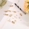 ABBP-8Mm Brass Barrel Hinges With Drill Bit,180° Cabinet Hinges For Jewelry Wooden & Ring Box DIY Crafts