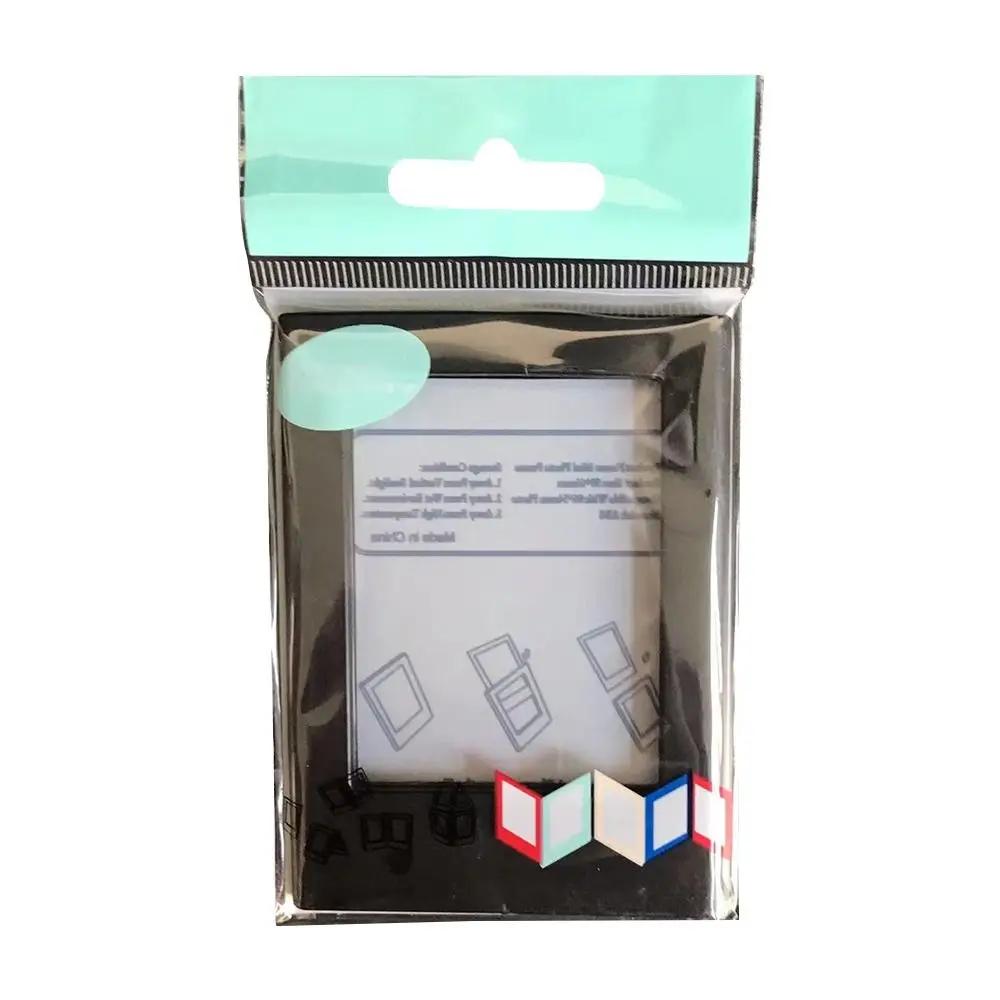 

3-дюймовая фоторамка с магнитным дизайном, рамка для фотографий Polaroid, мини-акриловые магнитные фоторамки, прозрачная акриловая подставка для дисплея чёрный