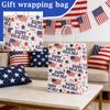 US Independence Day Themed Gift Packaging Bags Kraft Paper Bags Holiday Handbags