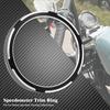 Motorrad Tachometer Zierring CNC Blende Ring Burst Abdeckung Für Harley Sportster XL883 1200 Touring Road King Road Glide Dyna