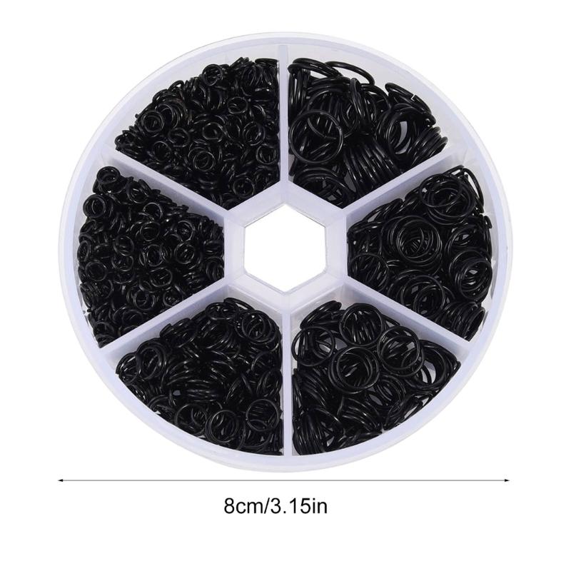 Pack of 970 Small Open Jump Rings Metal Split Rings for Necklaces Bracelets Earrings Anklets Jewelry Making Supplies