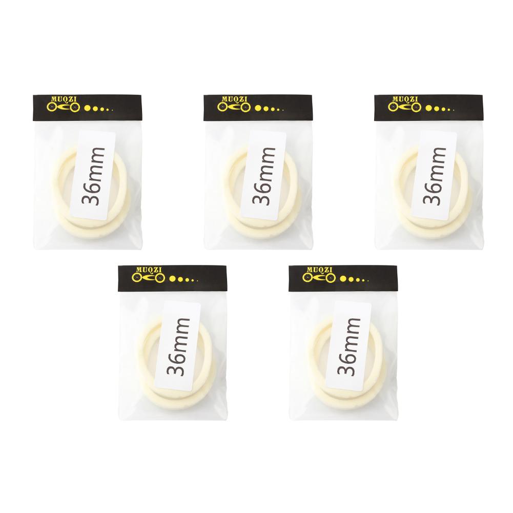

5/10Set 2Pcs/Set 30/32/34/35/36/38/40mm Mountain Bicycle Sponge Ring Oil Sealed Foam Bike Front Fork O-Ring Cycling Accessories