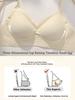 Small Breast Seamless Bra Women'S Push-Up Comfortable Non-Underwire Soft Support Closed Underwear For Women With Breasts No Rims
