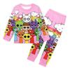 Fashion Cartoon Printed Loungewear Casual Children's Clothing Sets Girls