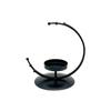 Hanging Metal Tealight Candle Holder for Eid Mubaraks Moon Shape Candle Stand Iron Lanterns for Home and Event Decors